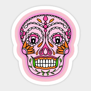 SUGAR Skull Pink Sticker